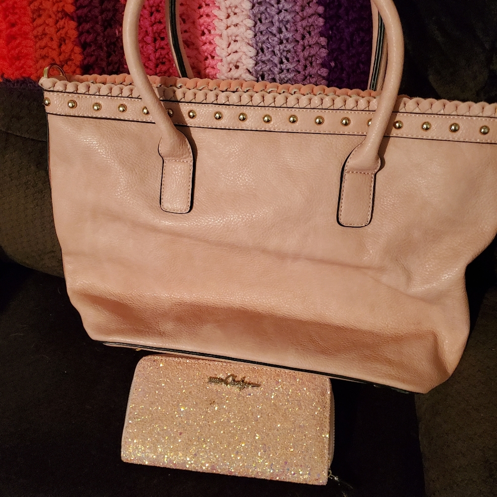 Purses wallets and duffle bags